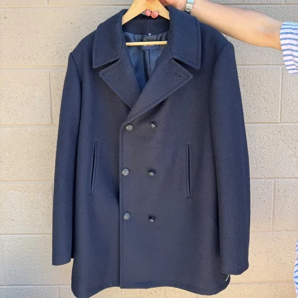 Saint James Galion pea coat, size medium fits large - Picture 3 of 13